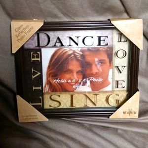 Live Love Dance Sing 4x6 picture frame